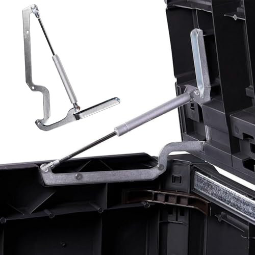 BAAQII Kolbenscharnier Gasdruckfeder Kompatibel mit Keter Borneo Ersatzteil, WLPS 120N Automatische Kolben Metallscharniere Heavy Duty SOP Ersatz