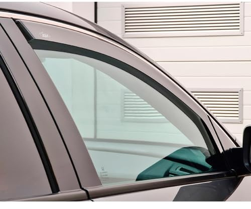 DGA 22027 Windabweiser Fenster Regenschutz Vorne außen Fensterschacht | kompatibel mit Seat/Cupra Leon IV (KL1/KL8) HB/Sportstourer 2020- (2-teilig)