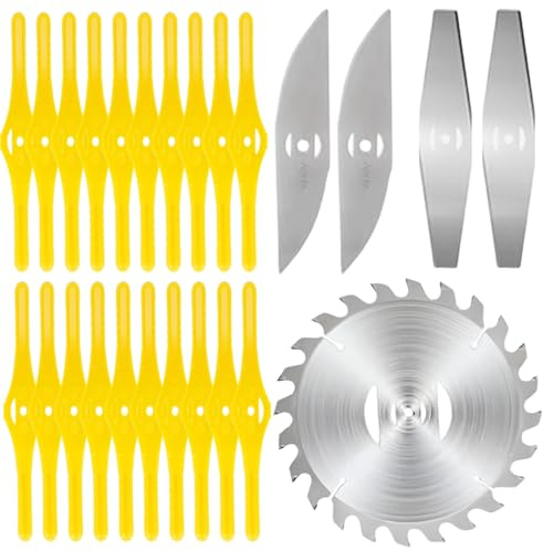 Cordless Strimmer Blades, Grass Trimmer Blades, Metal Blade For Trimmers, Spare Garden Strimmer Replacement Blades