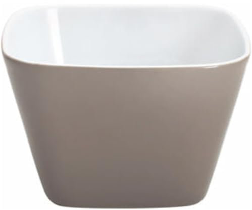 KAHLA 206010A72648C Pronto Colore kleine Schale eckig 6x6 cm warm gray|taupe Schälchen aus Porzellan