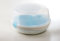 Dr. Schandelmeier Mikrowellen Sterilisator Babyflaschen-Dampfsterilisator mit Zange Vapostar für 6 Babyfläschchen, Farbe:Blau