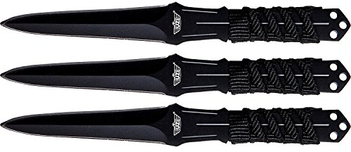 UZI Herren Wurfmesser-Set, 3-teilig-ab 18 Jahre Messer, schwarz, 15,2cm
