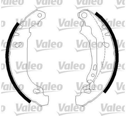 Valeo Bremsbackensatz 562647
