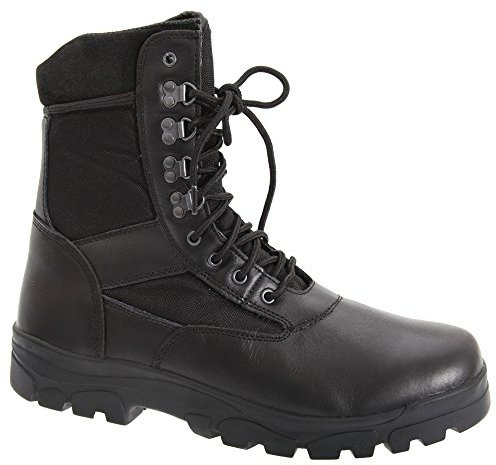 Grafters G-FORCE Unisex Non-Safety Combat Boots Black