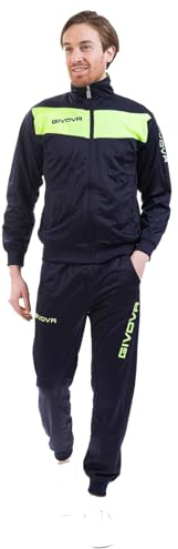 Givova Herren Tuta Visa Fluo Sportoutfit, mehrfarbig, XL