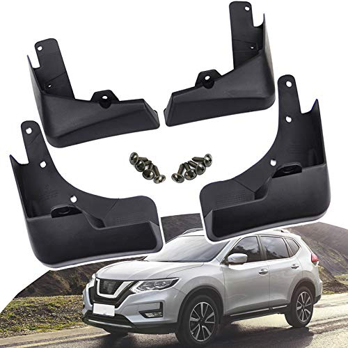 XUKEY Borsa Modellata paraspruzzi per 2014 2015 2016 2017 2018 2019 Nissan Rogue X-Trail Xtrail T32 - Parafango Anteriore e Posteriore, 4 Pezzi Set