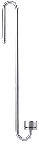 Stainless Steel CO2 Diffuser Atomiser for Aquarium, Fish Tank Carbon Dioxide Reactor, Fine Bubble Atomizer for Aquatic Plants