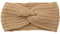 Bongles Knitwinter Stirnbänder Für Frauen Warme Mütze Stirnband Crochet Turban Headwraps Criss Cross-Kopf-Verpackungs-Haar-Band-Ohr-Wärmer-Haar-Zusätze Für Mädchen (Camel)