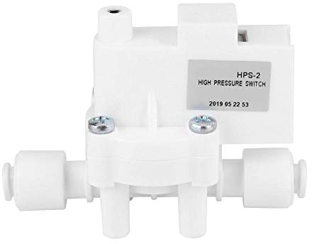 Jadeshay 1/4 DC 24V 0,25MPa pressostato di Alta Pressione for la Pompa ad Acqua del RO Fitlers osmosi inversa Serbatoio di Acqua Depuratore