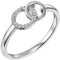 Jobo Damen-Ring aus 585 Weißgold mit 17 Diamanten Größe 60