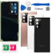 Eonpam Akkudeckel für Samsung Galaxy Note 20 Ultra N985, N986 Rückseite Glas Original Backcover Back Glas Ersatz Reparatur Set mit Kameraobjektiv (Schwarz)