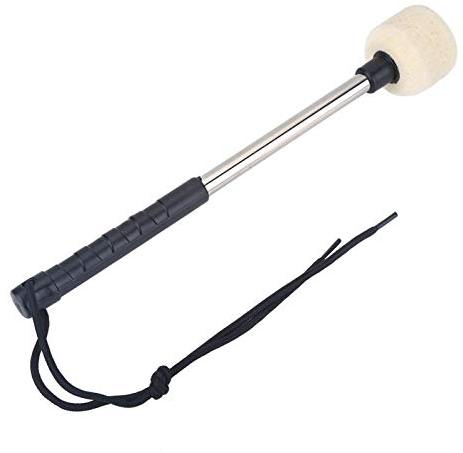 Mazo para bombo, baqueta con mazo de fieltro de lana Accesorio para tambor Cabezal de fieltro Accesorio para banda de marcha de percusión