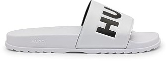 HUGO Herren Pantoletten, Modern, Open White120, 35 EU