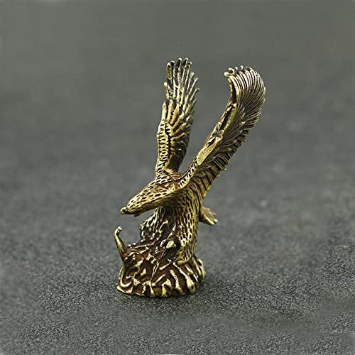 Statue Ornamente Kupfer Adler Statue Ornamente Messingfiguren Miniatur Schreibtisch Dekorati