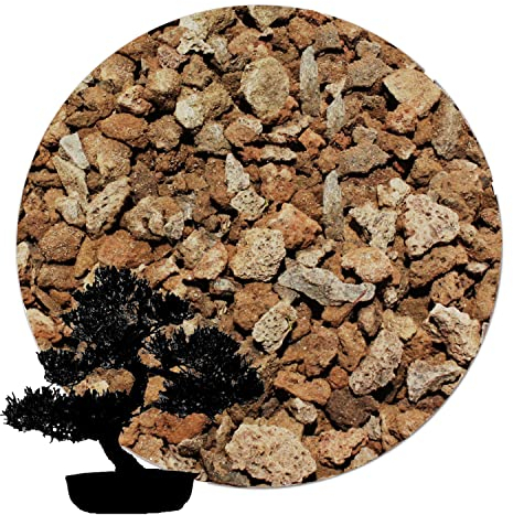 Anbobo Lavagranulat 2-8 mm 10 kg Pflanzgranulat Lavagestein Lavamulch