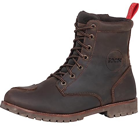 IXS X-Classic Oiled Scarpe moto, marrone, 44