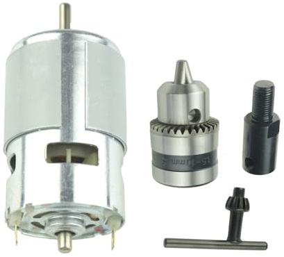 CONQUERALL 895 Motor 12V 9000RPM/24V 18000RPM Hochleistungs-DC-Kleinmotor mit Bohrfutter