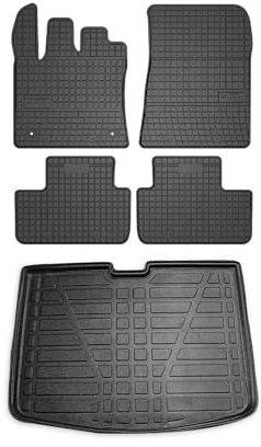 Fußmatten & Kofferraumwanne Set für Renault Captur 2019-2025 Untere Gummi 5X
