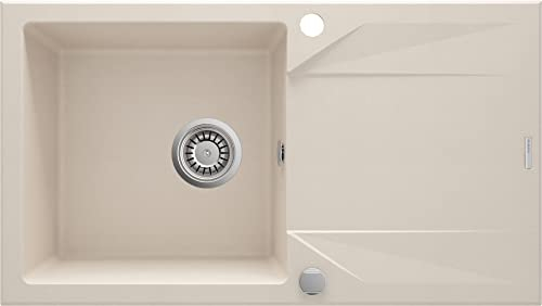 Deante; Fregadero de cocina de granito EVORA (ZQJ_5113); Color: beige