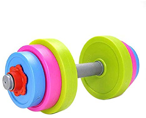 JNJOOD Kinder Hantel Spielzeug Sensorische Ausrüstung Kinder Gewichtheber Barbell Spielzeug Set Hantel Spielzeug Set