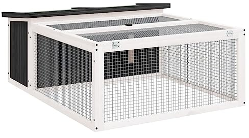 vidaXL Kaninchenstall Kaninchenställe Outdoor Kaninchenstall