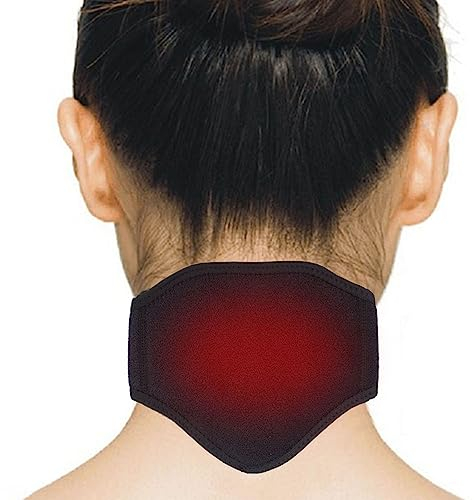 Wärmekissen Nackenstütze, Nackenwärmer, Turmalin Selbsterwärmender Nackengürtel, Selbsterwärmender Nackenstütze Bandage Reliver Arthritis, Kopfschmerzen, Druck