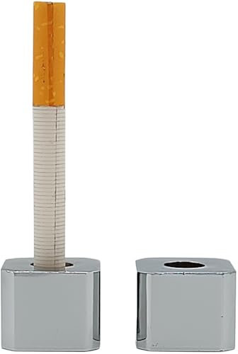 raupir Set 2x Gluttöter für Aschenbecher Metall Glutkiller Glutlöscher (Quadratisch)
