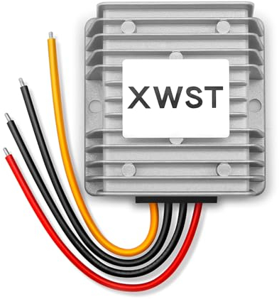 XWST DC 12V auf 24V Spannungswandler 12A 288W Auto Netzteil Wandler Konverter Transformator Trafo Adapter DC 10-23V Breit Eingang für Auto PKW LKW Kfz Motor Boot