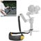 CAPART Adjustable Shoulder Strap with 1/4 Screw Baseplate for DJI RS 3 / RS 4 / RS 4 Pro Gimbal Stabilizer, Hand Free Stress Relief Comfortable Soft Padding Ergonomic Design