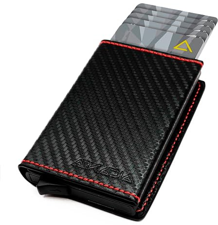 ARKADIA - Cartera Tarjetero Hombre Pequeño - Carteras para Hombre - Porta Tarjetas - Tarjetero Monedero - Card Holder