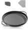 COOKLIFE Plancha ligera de hierro fundido presazonado de 12 pulgadas con kit de limpieza, superficie lisa y pulida, sartenes de hierro fundido fáciles de limpiar, uso en el horno, en la estufa o