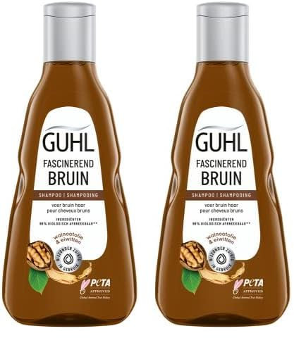 Guhl - Guhl Farbglanz Braun Shampoo - 250ml (Packung mit 2)