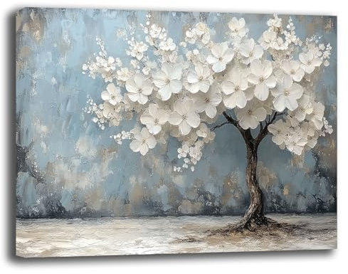 Printerland Quadro Moderno Camera da letto ALBERO della VITA Astratto Quadri moderni soggiorno da Parete XXL grande Stampa su tela Canvas Decorazione Murale muro Arredo Salone (16, 50x70 cm)
