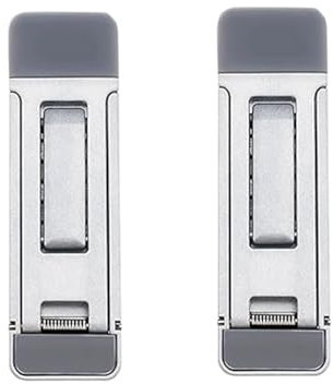 ZISHAN 2 Pcs laptop riser, Practical laptop riser for desk White keyboard riser Suitable Sessions Video Conferencing Gaming Desk Remote Work Office Work Home Office Setup Study Game Table