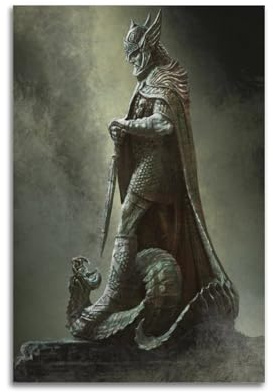 VGFYUTYY Poster, Motiv: The Elder Scrolls V Skyrim Spielposter, dekoratives Gemälde, Leinwand, Wandposter und Kunstdruck, moderne Familienschlafzimmer-Dekoration, Poster, 30 x 45 cm