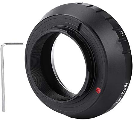 lvifloae M42 NX Objektiv-Adapterring, Aluminiumlegierung, Schwarz, Mount-Objektiv-Adapterring, Objektiv-Mount-Adapterring kompatibel mit Schraubenschlüssel für NX-Kameras, manuelle