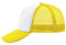 Trucker Mesh Baseball Cap in Polyester in Neon Gelb