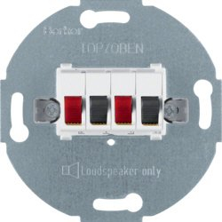 Berker Stereo-Lautsprecher - TOGGLE_SWITCH, AUS-KEIN-EIN, Steckklemmen, Weiß