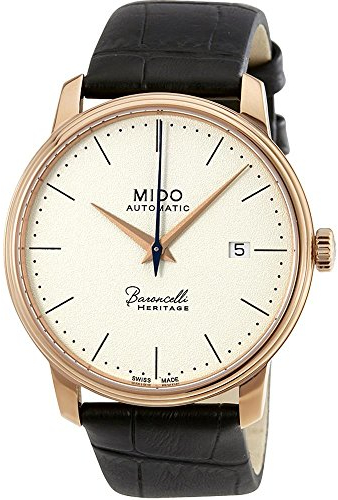 MIDO Herren-Armbanduhr Analog Automatik Leder M0274073626000