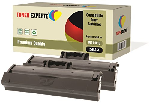 TONER EXPERTE 2-er Pack Premium Toner kompatibel zu MLT-D101S für Samsung ML-2160 ML-2165W ML-2168 SCX-3400 SCX-3400FW SCX-3405 SCX-3405FW SCX-3405W SF-760P ML-2161 ML-2162 ML-2164W ML-2165