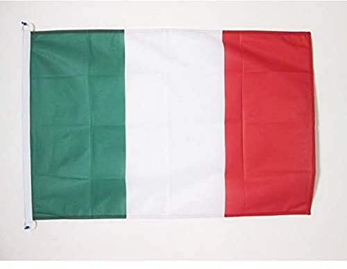 AZ FLAG Bandiera Italia 90x60cm per Esterno - Bandiera Italiana 60 x 90 cm