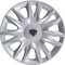 Aftermarket Copricerchi Ruota 15 Argento ABS per Lancia Ypsilon Serie 4 dal 2011, Non Originali, 4294