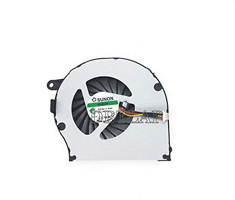 DBTLAP Ventilador de la CPU del Ordenador portátil para HP Pavilion G72 G72T CQ72 G62 CQ62 CPU Cooler KSB0505HA-A -9K62 AB7505HX-EC3 NFB73B05H Ventilador