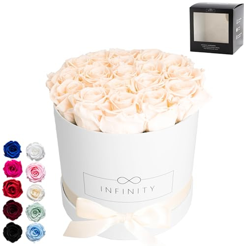 Infinity Flowerbox Large Geschenkartikel, Champagne