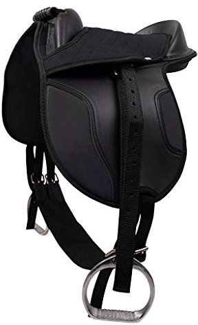 QHP Sattel Shettysattel Shettlandpony Kindersattel ARBO-INOX® Farbe schwarz