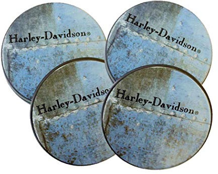 HARLEY-DAVIDSON Lot de 4 dessous de verre en céramique