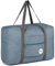 Handgepäck Tasche für Flugzeug Reisetasche Klein Faltbare Handgepäck Koffer 55x40x20cm / 45x36x20cm Sporttasche Krankenhaustasche Weekendertasche von WANDF (A - Denim Blau)