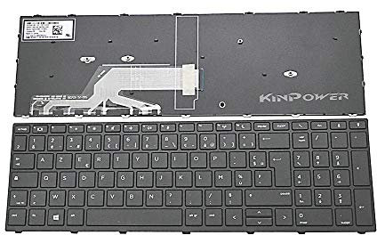 Clavier AZERTY Français Compatible avec HP ProBook 450 Serie 450 G5