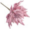 SUREH 6pcs Silk Poinsettias Artificial Christmas Flowers Glitter Poinsettia Tree Ornaments Wedding Flower Wreath Decorations Picks Pink