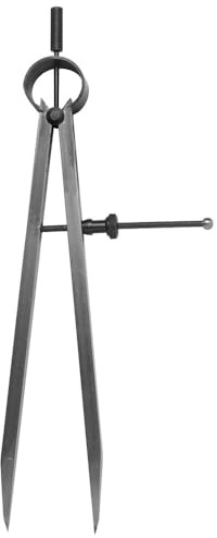 Dönges Präzisions-Spitzzirkel DIN 6487, Länge 100 mm (Spitzzirkel Zirkel)